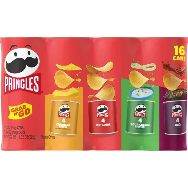 Pringles Variety Pack Potato Crisps Chips, 22 oz, 16 Count - Amado Deals - wholesale and distributors with free shipping in United States Pringles Variety Pack Potato Crisps Chips, 22 oz, 16 Count - Amado Deals - wholesale and distributors with free shipping in United States